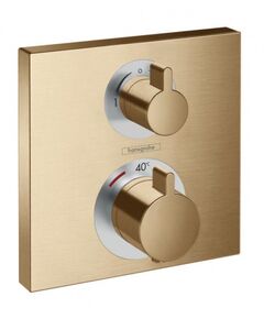Купить HG Ecostat Square, нар/часть 15714, терм/зап/перкл/вент, шлифованная бронза (15714140) по цене 116568.78 руб., в Санкт-Петебруге в интернет магазине 100-Систем, а также дургие товары HANSGROHE из раздела Смесители для встраиваемых систем и Комплектующие для встраиваемых систем