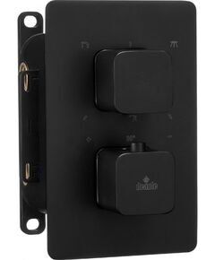 Купить BXY_NECT DEANTE Внешняя часть смесителя SQUOVAL,3 выхода,установка с THERMOSTATIC BOX BXY_X44T(черн) (bxy_nect) по цене 24310 руб., в Санкт-Петебруге в интернет магазине 100-Систем, а также дургие товары DEANTE из раздела Смесители для встраиваемых систем и Комплектующие для встраиваемых систем