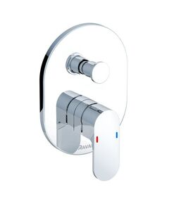 Купить Смеситель Ravak Chrome для ванны и душа скрытого монтажа CR 065.00 (x070056) по цене 18590 руб., в Санкт-Петебруге в интернет магазине 100-Систем, а также дургие товары RAVAK из раздела Смесители для встраиваемых систем и Комплектующие для встраиваемых систем