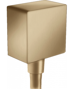 Купить Шланговое подключение Hansgrohe Fixfit Square 26455140 Полированная бронза (26455140) по цене 7772.03 руб., в Санкт-Петебруге в интернет магазине 100-Систем, а также дургие товары HANSGROHE из раздела Шланговое подключение и Комплектующие для встраиваемых систем