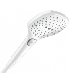 Купить Ручной душ Hansgrohe Raindance Select E 26520700 белый матовый (26520700) по цене 23908.14 руб., в Санкт-Петебруге в интернет магазине 100-Систем, а также дургие товары HANSGROHE из раздела Лейки и Комплектующие для душа