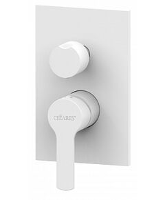 Купить Смеситель для душа Cezares OVEST-DEV3-BIO, белый (ovest-dev3-bio) по цене 32930 руб., в Санкт-Петебруге в интернет магазине 100-Систем, а также дургие товары CEZARES из раздела Смесители для встраиваемых систем и Комплектующие для встраиваемых систем
