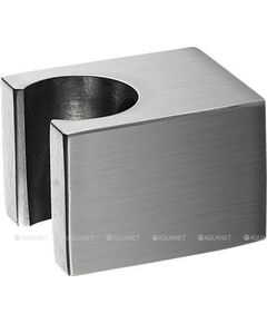 Купить Aquanet Steel, держатель для ручной лейки Square, настенный, сталь, сатин  (af210-93s-s) по цене 990 руб., в Санкт-Петебруге в интернет магазине 100-Систем, а также дургие товары AQUANET из раздела Держатели и Комплектующие для душа
