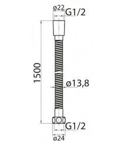 Купить Душевой шланг Cezares CZR-FMDC-150-03, золото (czr-fmdc-150-03) по цене 2780 руб., в Санкт-Петебруге в интернет магазине 100-Систем, а также дургие товары CEZARES из раздела Шланги и Комплектующие для душа