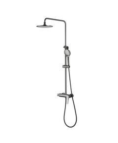 Купить Смеситель Lemark Bronx LM3760GM для душа с регулируемой высотой штанги (lm3760gm) по цене 19350 руб., в Санкт-Петебруге в интернет магазине 100-Систем, а также дургие товары LEMARK из раздела Душевые стойки и Душевые стойки, системы, панели, гарнитуры