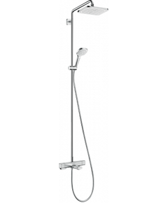 Купить Душевая система Hansgrohe Croma E Showerpipe 27687000 с термостатом Хром (27687000) по цене 184425.76 руб., в Санкт-Петебруге в интернет магазине 100-Систем, а также дургие товары HANSGROHE из раздела Душевые стойки и Душевые стойки, системы, панели, гарнитуры