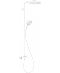 Купить Душевая система Hansgrohe Raindance Select S 27633700 Белая матовая (27633700) по цене 236895.72 руб., в Санкт-Петебруге в интернет магазине 100-Систем, а также дургие товары HANSGROHE из раздела Душевые стойки и Душевые стойки, системы, панели, гарнитуры