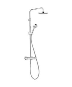 Купить KLUDI LOGO DUAL SHOWER SYSTEM Душевая система с термостатом, арт. 6809505-00 (6809505-00) по цене 79230 руб., в Санкт-Петебруге в интернет магазине 100-Систем, а также дургие товары Kludi из раздела Душевые стойки и Душевые стойки, системы, панели, гарнитуры