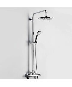 Купить Душевая система WasserKRAFT A13302 с термостатом Хром (a13302) по цене 47450 руб., в Санкт-Петебруге в интернет магазине 100-Систем, а также дургие товары WasserKRAFT из раздела Душевые стойки и Душевые стойки, системы, панели, гарнитуры