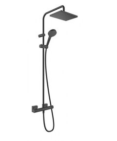 Купить Душевая система Hansgrohe Vernis Shape Showerpipe 26286670 с термостатом Черный матовый (26286670) по цене 126391.78 руб., в Санкт-Петебруге в интернет магазине 100-Систем, а также дургие товары HANSGROHE из раздела Душевые стойки и Душевые стойки, системы, панели, гарнитуры
