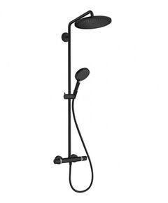 Купить Душевая система Hansgrohe Croma Select S 26890670 с термостатом Черная матовая (26890670) по цене 261971 руб., в Санкт-Петебруге в интернет магазине 100-Систем, а также дургие товары HANSGROHE из раздела Душевые стойки и Душевые стойки, системы, панели, гарнитуры