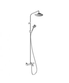 Купить Душевая система Hansgrohe Vernis Blend Showerpipe 26274000 с термостатом Хром (26274000) по цене 105703.85 руб., в Санкт-Петебруге в интернет магазине 100-Систем, а также дургие товары HANSGROHE из раздела Душевые стойки и Душевые стойки, системы, панели, гарнитуры
