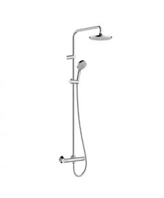 Купить Душевая система Hansgrohe Vernis Blend Showerpipe 26276000 с термостатом Хром (26276000) по цене 67698.56 руб., в Санкт-Петебруге в интернет магазине 100-Систем, а также дургие товары HANSGROHE из раздела Душевые стойки и Душевые стойки, системы, панели, гарнитуры
