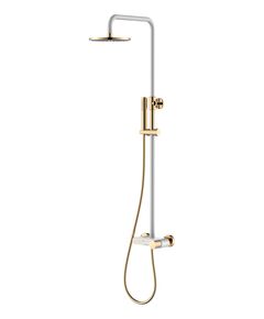 Купить Стойка для душа STICK WHITE TOUCH GOLD (128-wg.2) по цене 54578 руб., в Санкт-Петебруге в интернет магазине 100-Систем, а также дургие товары BOHEME из раздела Душевые стойки и Душевые стойки, системы, панели, гарнитуры