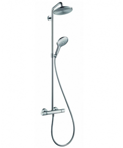 Купить Душевая система Hansgrohe Raindance Select S 27117000 с термостатом Хром (27117000) по цене 232456.38 руб., в Санкт-Петебруге в интернет магазине 100-Систем, а также дургие товары HANSGROHE из раздела Душевые стойки и Душевые стойки, системы, панели, гарнитуры