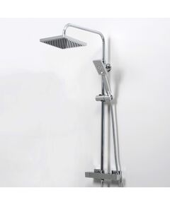 Купить Душевая система WasserKRAFT A15502 с термостатом Хром (a15502) по цене 38760 руб., в Санкт-Петебруге в интернет магазине 100-Систем, а также дургие товары WasserKRAFT из раздела Душевые стойки и Душевые стойки, системы, панели, гарнитуры
