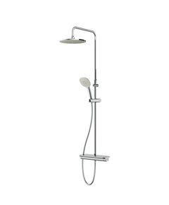 Купить Душевая система AM.PM Spirit V2.0 F0770A400 с термостатом Хром (f0770a400) по цене 44990 руб., в Санкт-Петебруге в интернет магазине 100-Систем, а также дургие товары AM.PM из раздела Душевые стойки и Душевые стойки, системы, панели, гарнитуры
