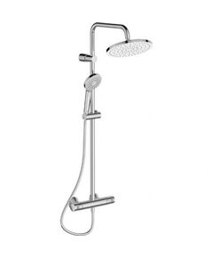 Купить Душевая система Ideal Standard IDEALRAIN ECO EVO A6942AA  (a6942aa) по цене 28125 руб., в Санкт-Петебруге в интернет магазине 100-Систем, а также дургие товары IDEAL STANDARD из раздела Душевые стойки и Душевые стойки, системы, панели, гарнитуры