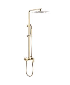 Купить Душевая стойка ABBER Daheim AF8220G без излива, золото матовое (af8220g) по цене 50300 руб., в Санкт-Петебруге в интернет магазине 100-Систем, а также дургие товары ABBER из раздела Душевые стойки и Душевые стойки, системы, панели, гарнитуры
