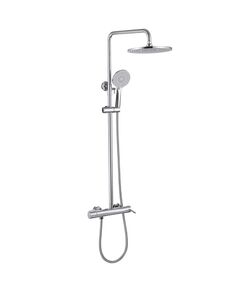 Купить Душевая стойка ABBER Emotion AF8816 с изливом, хром (af8816) по цене 32100 руб., в Санкт-Петебруге в интернет магазине 100-Систем, а также дургие товары ABBER из раздела Душевые стойки и Душевые стойки, системы, панели, гарнитуры