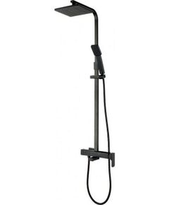 Купить Душевая стойка Aquanet Gotic AF440-72-S-B (af440-72-s-b) по цене 42540 руб., в Санкт-Петебруге в интернет магазине 100-Систем, а также дургие товары AQUANET из раздела Душевые стойки и Душевые стойки, системы, панели, гарнитуры