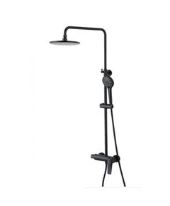 Купить Смеситель Lemark Bronx LM3760BL для душа с регулируемой высотой штанги (lm3760bl) по цене 20330 руб., в Санкт-Петебруге в интернет магазине 100-Систем, а также дургие товары LEMARK из раздела Душевые стойки и Душевые стойки, системы, панели, гарнитуры