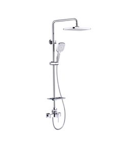 Купить Смеситель Lemark Evitta LM0560C для душа с регулируемой высотой штанги (lm0560c) по цене 25290 руб., в Санкт-Петебруге в интернет магазине 100-Систем, а также дургие товары LEMARK из раздела Душевые стойки и Душевые стойки, системы, панели, гарнитуры