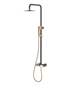 Купить Стойка для душа STICK BLACK DIAMOND GOLD (128-bg) по цене 54578 руб., в Санкт-Петебруге в интернет магазине 100-Систем, а также дургие товары BOHEME из раздела Душевые стойки и Душевые стойки, системы, панели, гарнитуры