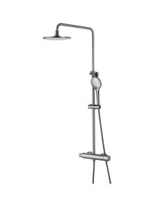 Купить Смеситель Lemark Bronx LM3770GM для душа термостатический (lm3770gm) по цене 69740 руб., в Санкт-Петебруге в интернет магазине 100-Систем, а также дургие товары LEMARK из раздела Душевые стойки и Душевые стойки, системы, панели, гарнитуры