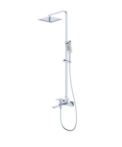 Купить Душевая система WONZON & WOGHAND EDGE, Хром (WW-88739003-CR) (ww-88739003-cr) по цене 56687 руб., в Санкт-Петебруге в интернет магазине 100-Систем, а также дургие товары WONZON & WOGHAND из раздела Душевые стойки и Душевые стойки, системы, панели, гарнитуры