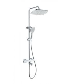 Купить Душевая система с термостатом WONZON & WOGHAND STAY 2, Хром (WW-B3016-T1-CR) (ww-b3016-t1-cr) по цене 42979 руб., в Санкт-Петебруге в интернет магазине 100-Систем, а также дургие товары WONZON & WOGHAND из раздела Душевые стойки и Душевые стойки, системы, панели, гарнитуры