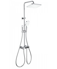 Купить Душевая система с термостатом WONZON & WOGHAND MUSE Corno, Хром (WW-B3112-CR) (ww-b3112-cr) по цене 53621 руб., в Санкт-Петебруге в интернет магазине 100-Систем, а также дургие товары WONZON & WOGHAND из раздела Душевые стойки и Душевые стойки, системы, панели, гарнитуры