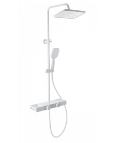 Купить Душевая система с термостатом WONZON & WOGHAND Shelf, Белый матовый (WW-B3552-MW) (ww-b3552-mw) по цене 37496.9 руб., в Санкт-Петебруге в интернет магазине 100-Систем, а также дургие товары WONZON & WOGHAND из раздела Душевые стойки и Душевые стойки, системы, панели, гарнитуры