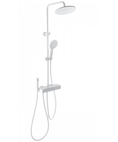 Купить Душевая система с термостатом WONZON & WOGHAND MUSE Forte, Белый матовый (WW-B3580-MW) (ww-b3580-mw) по цене 28444.5 руб., в Санкт-Петебруге в интернет магазине 100-Систем, а также дургие товары WONZON & WOGHAND из раздела Душевые стойки и Душевые стойки, системы, панели, гарнитуры