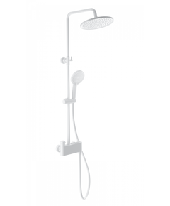 Купить Душевая система с термостатом WONZON & WOGHAND MUSE Corno, Белый матовый (WW-B3110-MW) (ww-b3110-mw) по цене 39760.7 руб., в Санкт-Петебруге в интернет магазине 100-Систем, а также дургие товары WONZON & WOGHAND из раздела Душевые стойки и Душевые стойки, системы, панели, гарнитуры