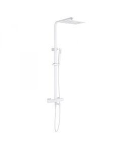 Купить Душевая стойка Timo Tetra-Thermo SX-0169/16 с термостатом, белый матовый (sx-0169/16) по цене 75766 руб., в Санкт-Петебруге в интернет магазине 100-Систем, а также дургие товары TIMO из раздела Душевые стойки и Душевые стойки, системы, панели, гарнитуры