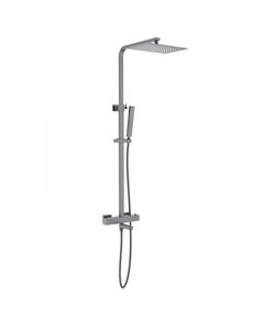 Купить Душевая стойка Timo Tetra-Thermo SX-0169/18 с термостатом, черное золото (sx-0169/18) по цене 87651 руб., в Санкт-Петебруге в интернет магазине 100-Систем, а также дургие товары TIMO из раздела Душевые стойки и Душевые стойки, системы, панели, гарнитуры