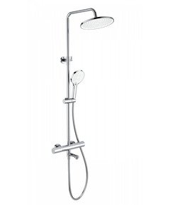 Купить Душевая система с термостатом WONZON & WOGHAND, Хром (WW-B3069-CR) (ww-b3069-cr) по цене 51080 руб., в Санкт-Петебруге в интернет магазине 100-Систем, а также дургие товары WONZON & WOGHAND из раздела Душевые стойки и Душевые стойки, системы, панели, гарнитуры