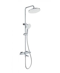 Купить Душевая система с термостатом WONZON & WOGHAND NEO, Хром (WW-B3046-A1-CR) (ww-b3046-a1-cr) по цене 41110 руб., в Санкт-Петебруге в интернет магазине 100-Систем, а также дургие товары WONZON & WOGHAND из раздела Душевые стойки и Душевые стойки, системы, панели, гарнитуры