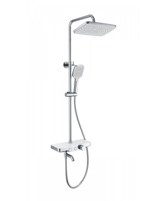 Купить Душевая система с термостатом WONZON & WOGHAND, Хром (WW-B3099-A-CR) (ww-b3099-a-cr) по цене 31308.2 руб., в Санкт-Петебруге в интернет магазине 100-Систем, а также дургие товары WONZON & WOGHAND из раздела Душевые стойки и Душевые стойки, системы, панели, гарнитуры