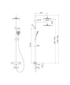 Купить Душевая система Iddis Torr TORSBBTI06  (torsbbti06-s) по цене 37990 руб., в Санкт-Петебруге в интернет магазине 100-Систем, а также дургие товары IDDIS из раздела Душевые стойки и Душевые стойки, системы, панели, гарнитуры