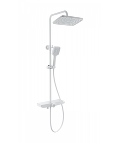 Купить Душевая система с термостатом WONZON & WOGHAND ThermoKlick, Белый матовый (WW-B3098-A-MW) (ww-b3098-a-mw) по цене 34197.8 руб., в Санкт-Петебруге в интернет магазине 100-Систем, а также дургие товары WONZON & WOGHAND из раздела Душевые стойки и Душевые стойки, системы, панели, гарнитуры