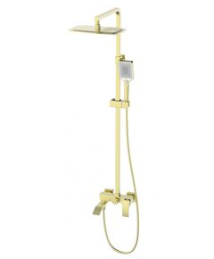 Купить Душевая система WONZON & WOGHAND FIT, Брашированное золото (WW-88739009-BG) (ww-88739009-bg) по цене 72450 руб., в Санкт-Петебруге в интернет магазине 100-Систем, а также дургие товары WONZON & WOGHAND из раздела Душевые стойки и Душевые стойки, системы, панели, гарнитуры