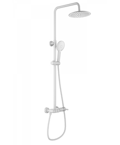 Купить Душевая система WONZON & WOGHAND MUSE Corno, Белый матовый (WW-A30653-MW) (ww-a30653-mw) по цене 24466.4 руб., в Санкт-Петебруге в интернет магазине 100-Систем, а также дургие товары WONZON & WOGHAND из раздела Душевые стойки и Душевые стойки, системы, панели, гарнитуры