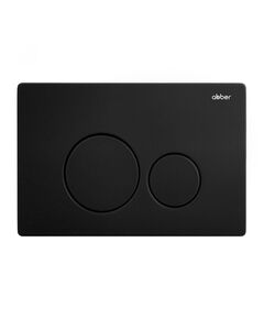 Купить Кнопка смыва ABBER AC0121MB черная матовая (ac0121mb) по цене 6375 руб., в Санкт-Петебруге в интернет магазине 100-Систем, а также дургие товары ABBER из раздела Клавиши смыва и Инсталляции