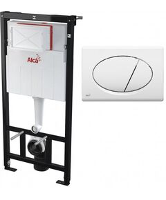 Купить ALCA PLAST Set инсталляции с белой кнопкой арт. AM101/1120-3:1RUS SET+M70 (am101/1120-3:1 rus set+m70) по цене 26429 руб., в Санкт-Петебруге в интернет магазине 100-Систем, а также дургие товары AlcaPlast из раздела Инсталляции для унитазов и Инсталляции