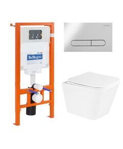 Купить Комплект Унитаз подвесной BelBagno DUE с сиденьем дюропласт с системой Soft Close BB3103CHR/SC Система инсталляции для унитазов BelBagno BB002-80 Клавиша смыва PROSPERO BB005-PR-CHROME (bb3103chr/sc/bb002-80/bb005-pr-chrome) по цене 34990 руб., в Санкт-Петебруге в интернет магазине 100-Систем, а также дургие товары BelBagno из раздела Готовые решения и Инсталляции
