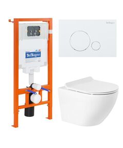 Купить Комплект Унитаз подвесной BelBagno SFERA BB046CHR Сиденье дюропласт с системой Soft Close BB2111SC Система инсталляции для унитазов BelBagno BB002-80 Клавиша смыва SFERA BB014-SR-BIANCO (bb046chr/bb2111sc/bb002-80/bb014-sr-bianco) по цене 36490 руб., в Санкт-Петебруге в интернет магазине 100-Систем, а также дургие товары BelBagno из раздела Готовые решения и Инсталляции