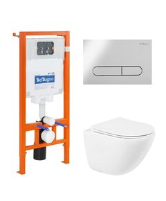 Купить Комплект Унитаз подвесной BelBagno AMANDA BB051CHR Сиденье дюропласт с системой Soft Close BB051SC Система инсталляции для унитазов BelBagno BB002-80 Клавиша смыва PROSPERO BB005-PR-CHROME (bb051chr/bb051sc/bb002-80/bb005-pr-chrome) по цене 38240 руб., в Санкт-Петебруге в интернет магазине 100-Систем, а также дургие товары BelBagno из раздела Готовые решения и Инсталляции