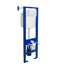 Купить Инсталляция для унитаза Berges Atom 410 040341 с двухцветной клавишей смыва (040341) по цене 14990 руб., в Санкт-Петебруге в интернет магазине 100-Систем, а также дургие товары BERGES из раздела Инсталляции для унитазов и Инсталляции